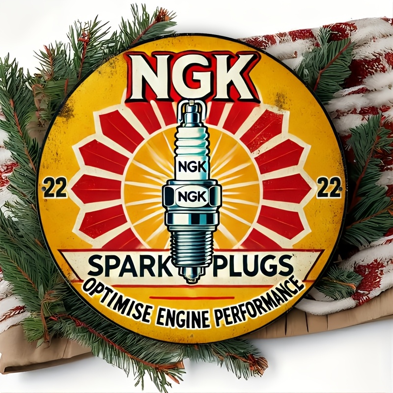 NGK Spark Plug Metal Tin Sign, - Spark Plug ulasan dan harga