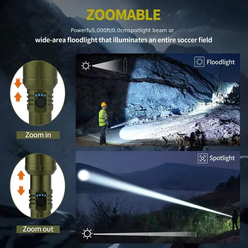 Ultra Powerful Flashlight Conc - Spark Plug ulasan dan harga
