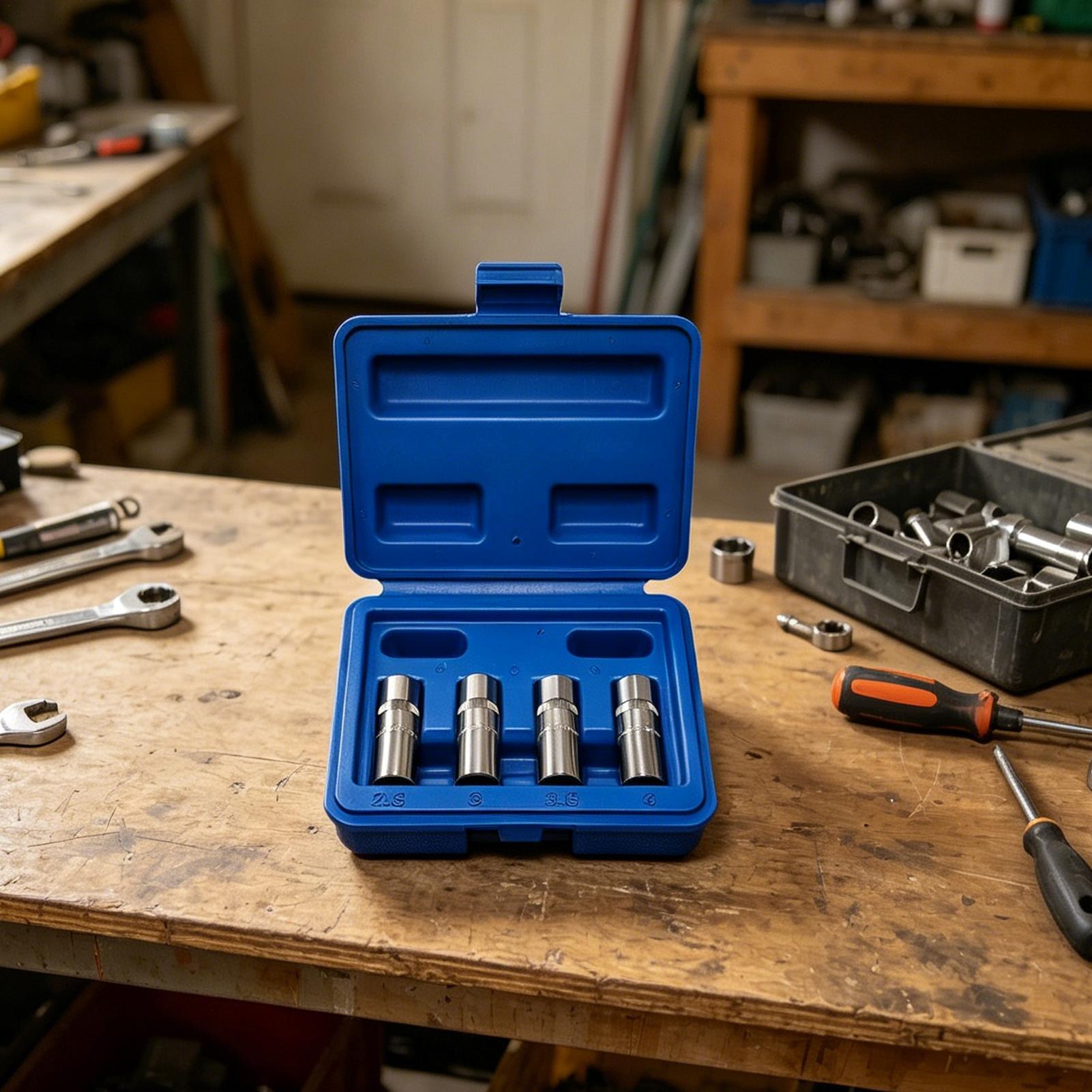 Extractor Set 4 Pieces 1/4Inch - Socket Set ulasan dan harga