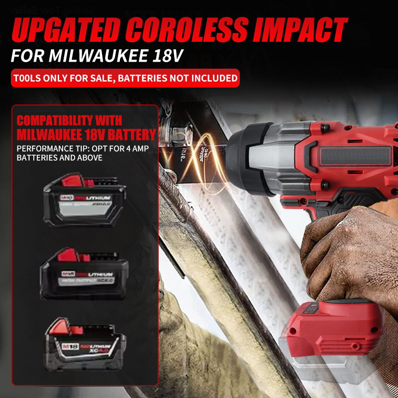Cordless Impact Wrench 1/2 inc - Torque Wrench ulasan dan harga